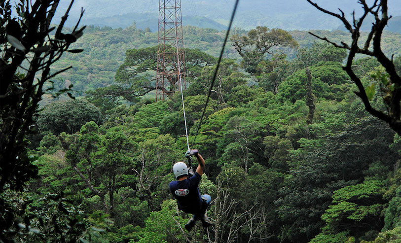 Ziplining