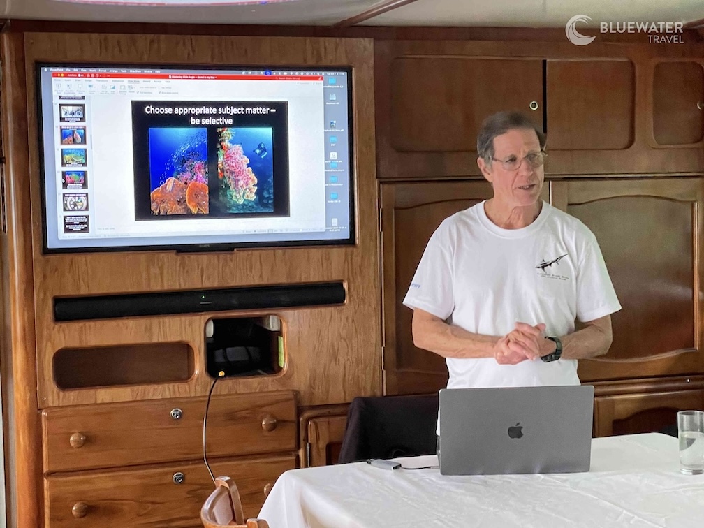 Mark Strickland giving a talk