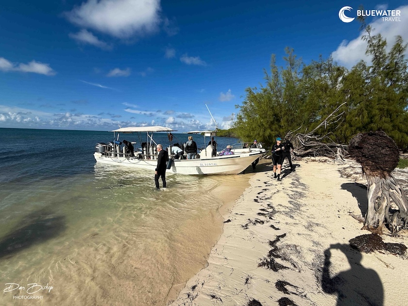 Guests and the dive tender