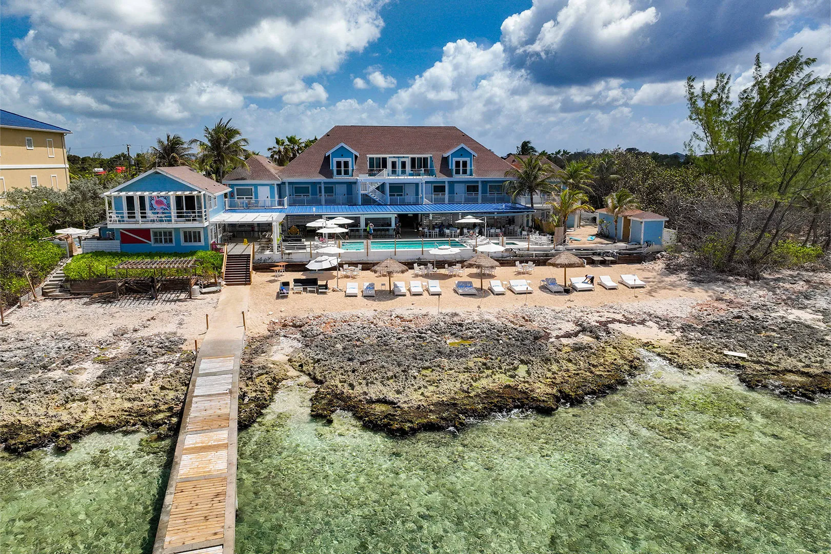 Aerial shot of Cobalt Coast