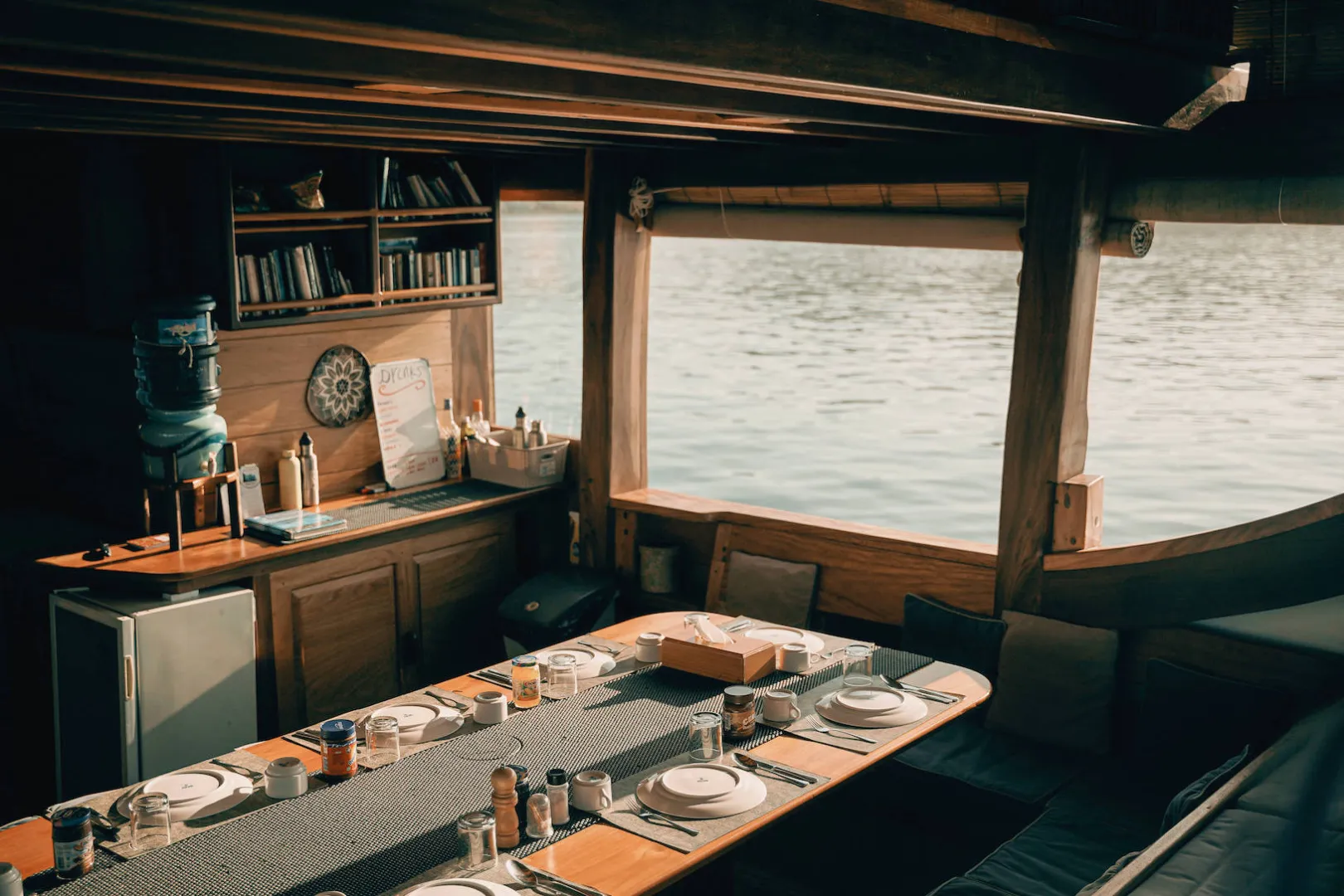 Indoor dining area