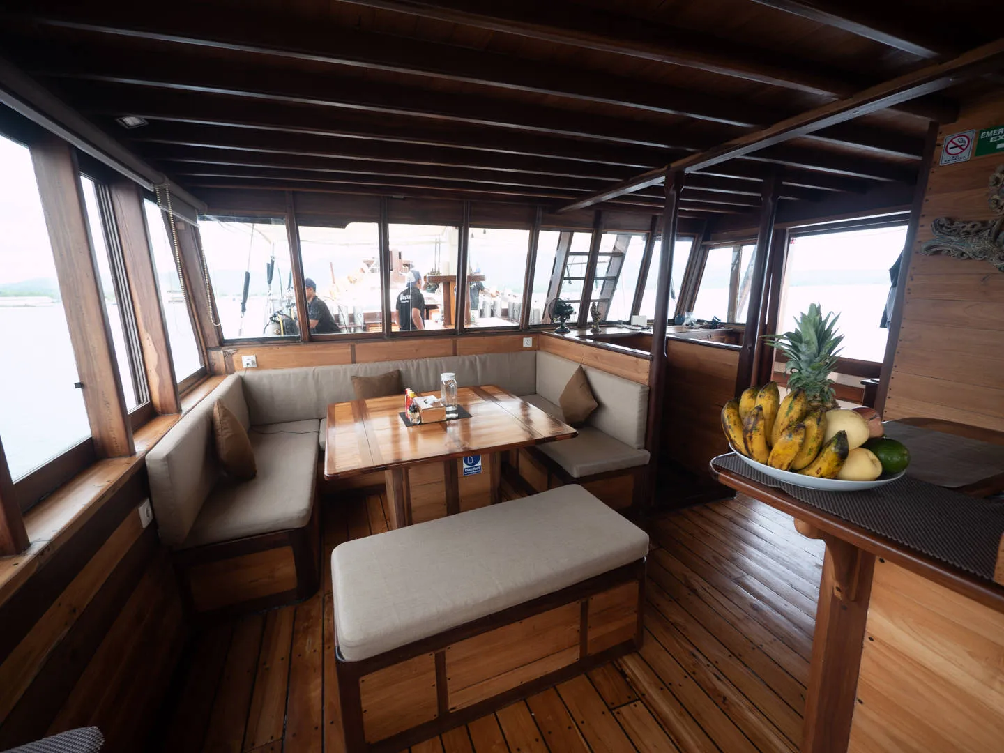 Indoor dining area