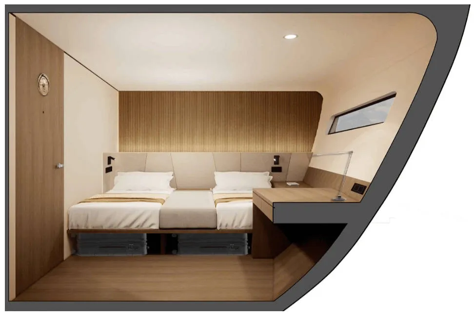 Twin bed accommodation